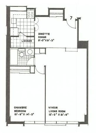 Apartment for Rent Floor Plan 18
