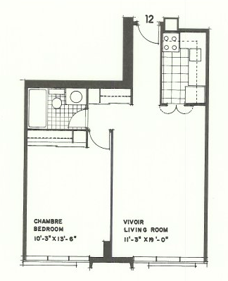 Apartment for Rent Floor Plan 13