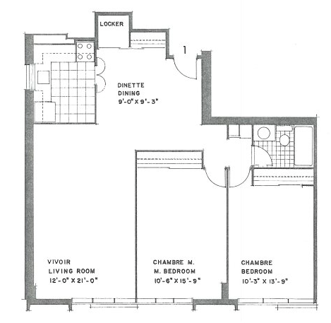 Apartment for Rent Floor Plan 12