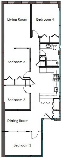 Apartment for Rent Floor Plan 6
