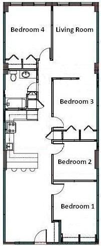 Apartment for Rent Floor Plan 3
